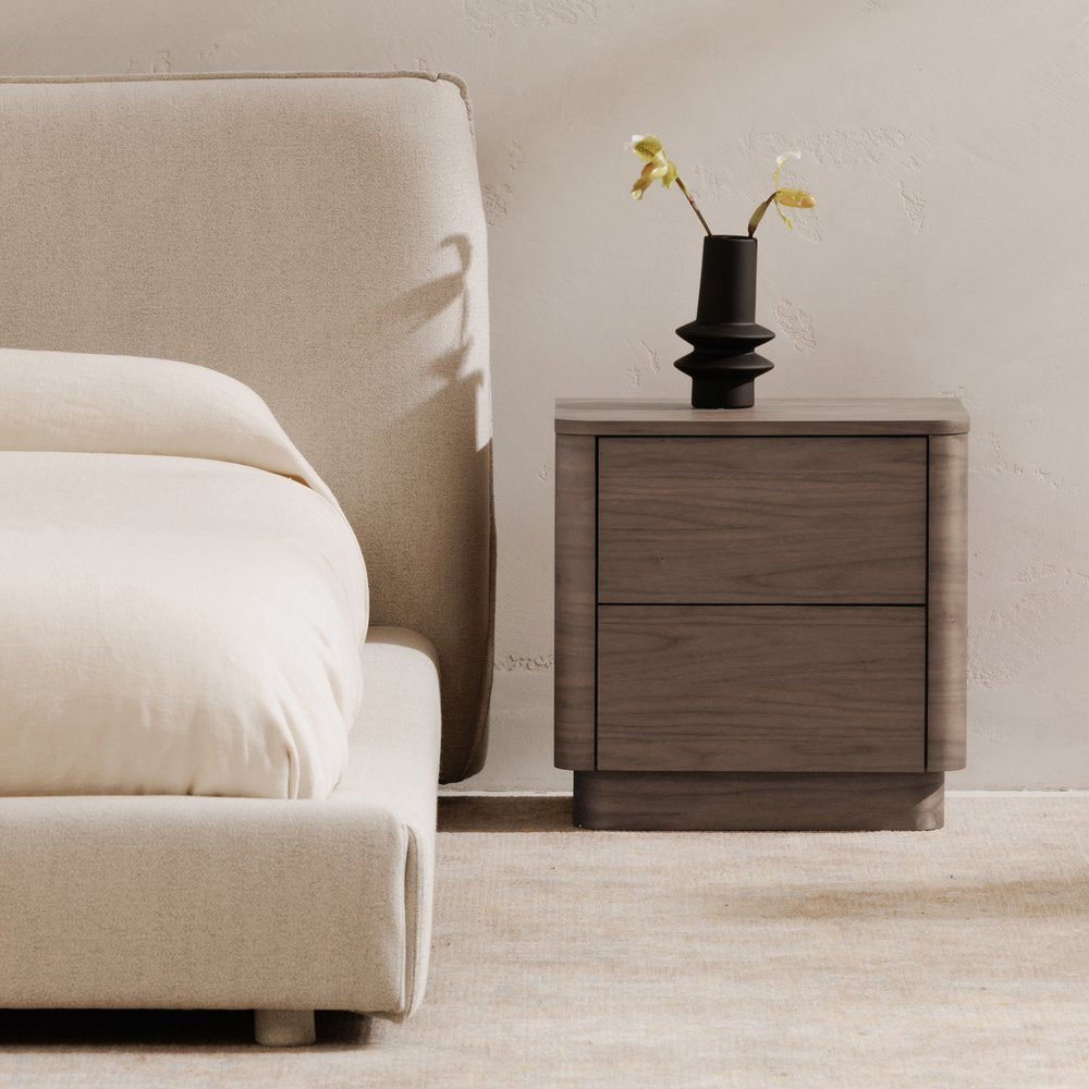 Moes Home - Round Off Tall Nightstand Walnut Brown - YR-1013-03 view 11