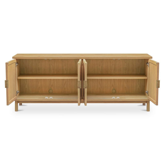 Moes Home - Seymour Sideboard Natural - HN-1000-24 view 2