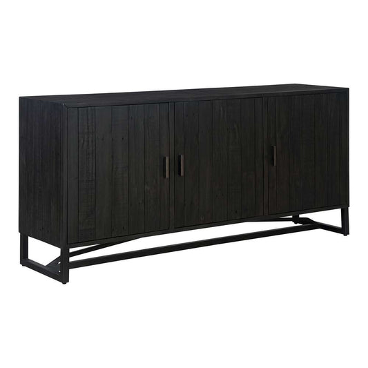 Moes Home - Sierra Sideboard Black - FR-1019-02 veiw 2