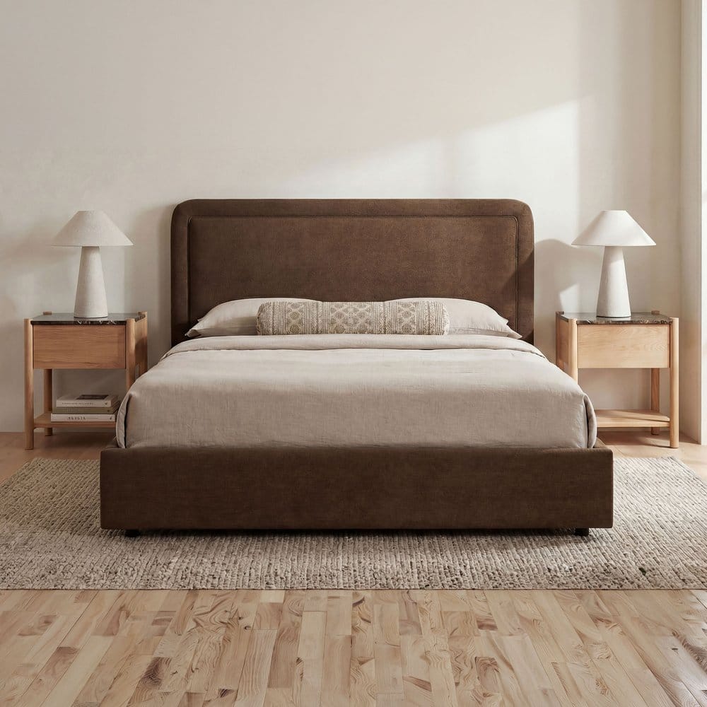 Moes Home - Simon Queen Storage Bed Brown - RN-1158-20-0 view 7
