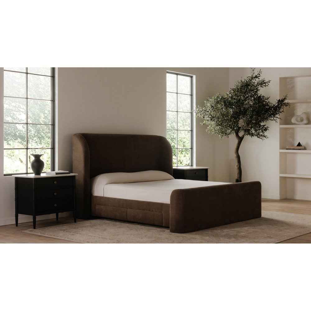 Moes Home - Sophia Queen Storage Bed Brown - RN-1152-03-0 view 16