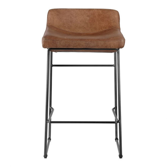 Moes Home - Starlet Counter Stool in Cappuccino (Set of 2) - PK-1106-14 veiw 2