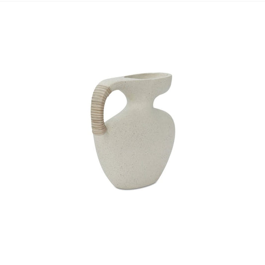 Moes Home - Vila 9.5In Sculptural Vessel Cream White - DD-1058-05 view 2