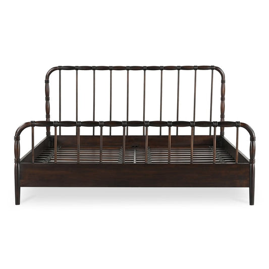 Moes Home - Vivian King Bed Dark Brownn - VE-1130-20-0 view 2