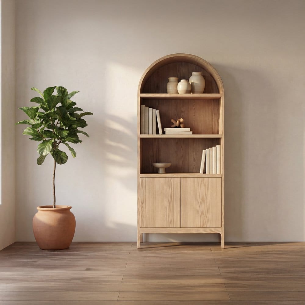 Moes Home - Wilde Display Cabinet Natural - VL-1067-24 view 9