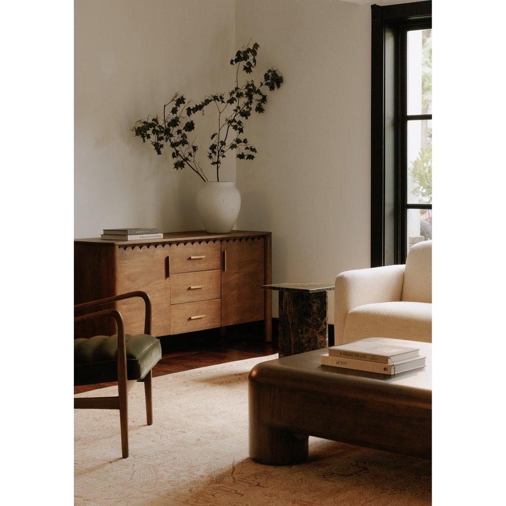Moes Home - Wiley 3 Drawer Sideboard Vintage Brown - GZ-1164-03 view 14