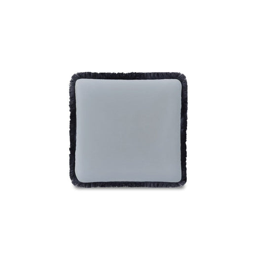 Moes Home - Yasmin Square Cushion Light Blue Faux Mohair - OA-1122-45 view 2