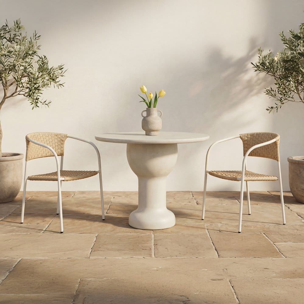 Moes Home - Zola Outdoor Dining Chair Natural-Set of 2 - GE-1009-24 view 10