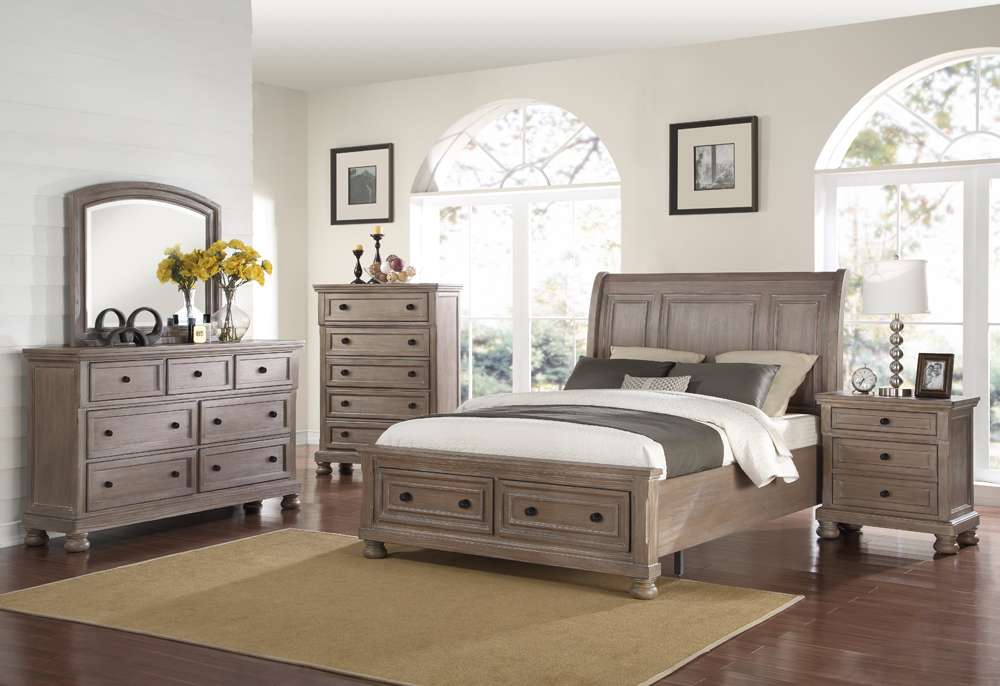 New Classic Furniture - Allegra Nightstand -Pewter - B2159-040 veiw 9