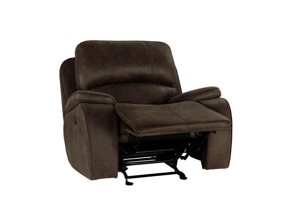 New Classic Furniture - Brookings Glider Recliner-Brown - U093-13-BRN veiw 5