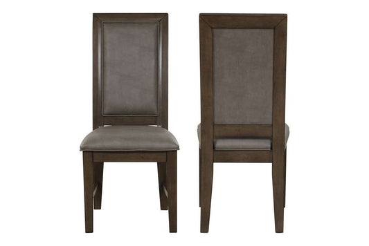 New Classic Furniture - Cityscape Dining Chair-Walnut (Set of 2) - D4212-20 veiw 2