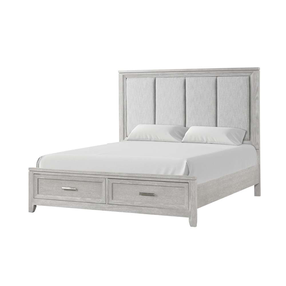 New Classic Furniture - Fiona 66in King Bed-Gray - 00-2442-100 veiw 1