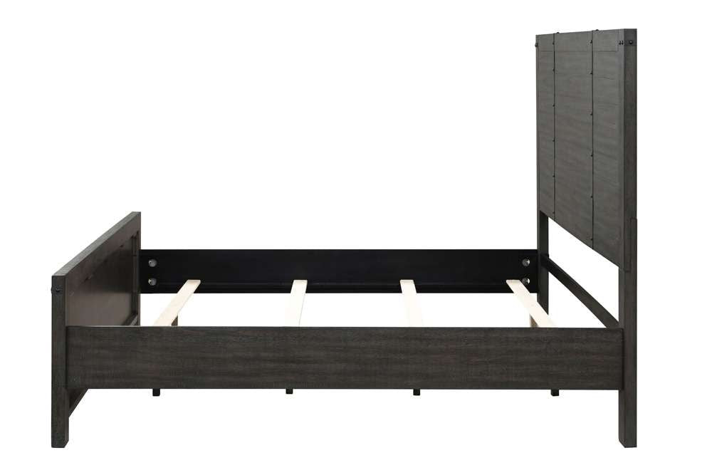 New Classic Furniture - Galleon Wood Queen Bed, Rustic Gray - 00-B1111G-300 veiw 4