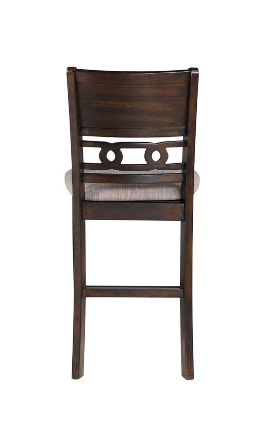 New Classic Furniture - Gia 5Pc 42in Square Counter Table & 4 Chairs-Cherry - D1701-542-CHY view 2