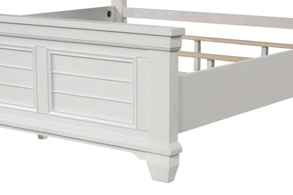 New Classic Furniture - Jamestown - 5/0 Queen Bed White - 00-B2118-300 veiw 6