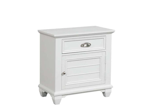 New Classic Furniture - Jamestown Nightstand- White - B2118-040 veiw 2