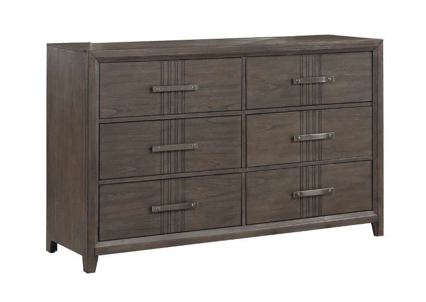 New Classic Furniture - Landon Dresser-Walnut - B6001-050 veiw 1
