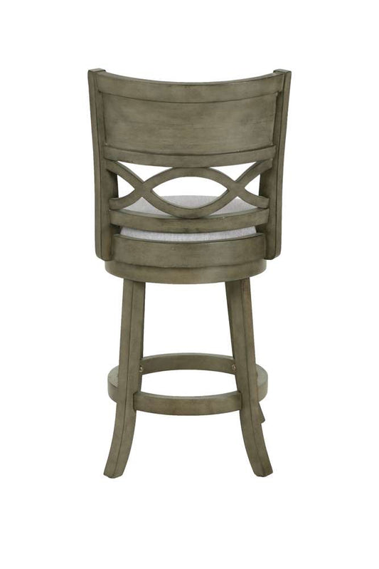 New Classic Furniture - Manchester 24in Counter Stool-Ant Gray With Fabric Seat - S1128-CS-FG veiw 2