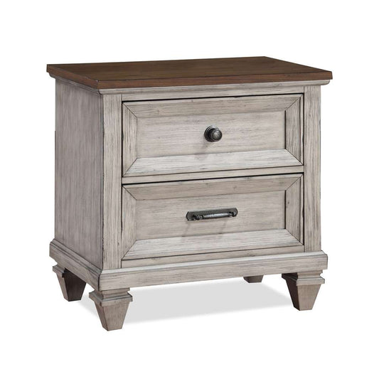 New Classic Furniture - Mariana Nightstand W/Usb-Vintage Creme - B2114-040 view 2