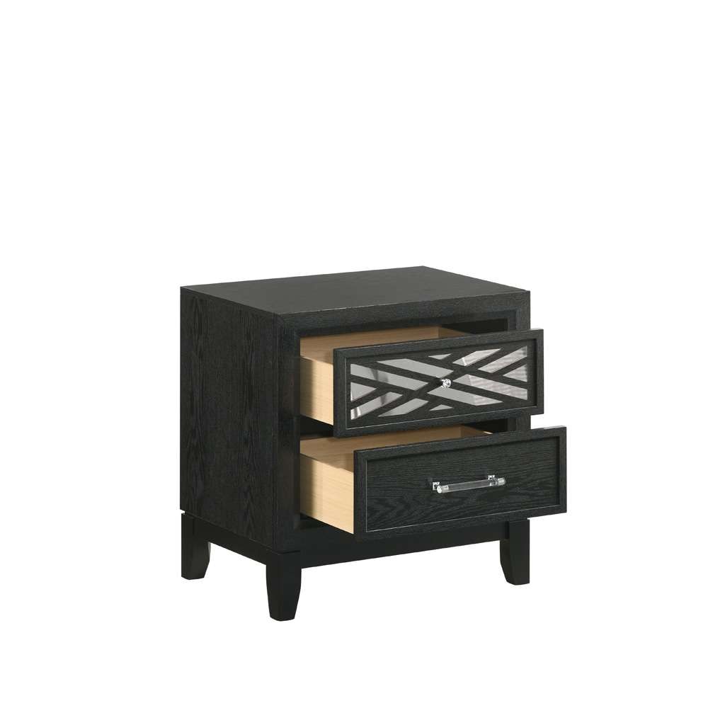 New Classic Furniture - Obsidian Nightstand-Black - B1655-040 veiw 6