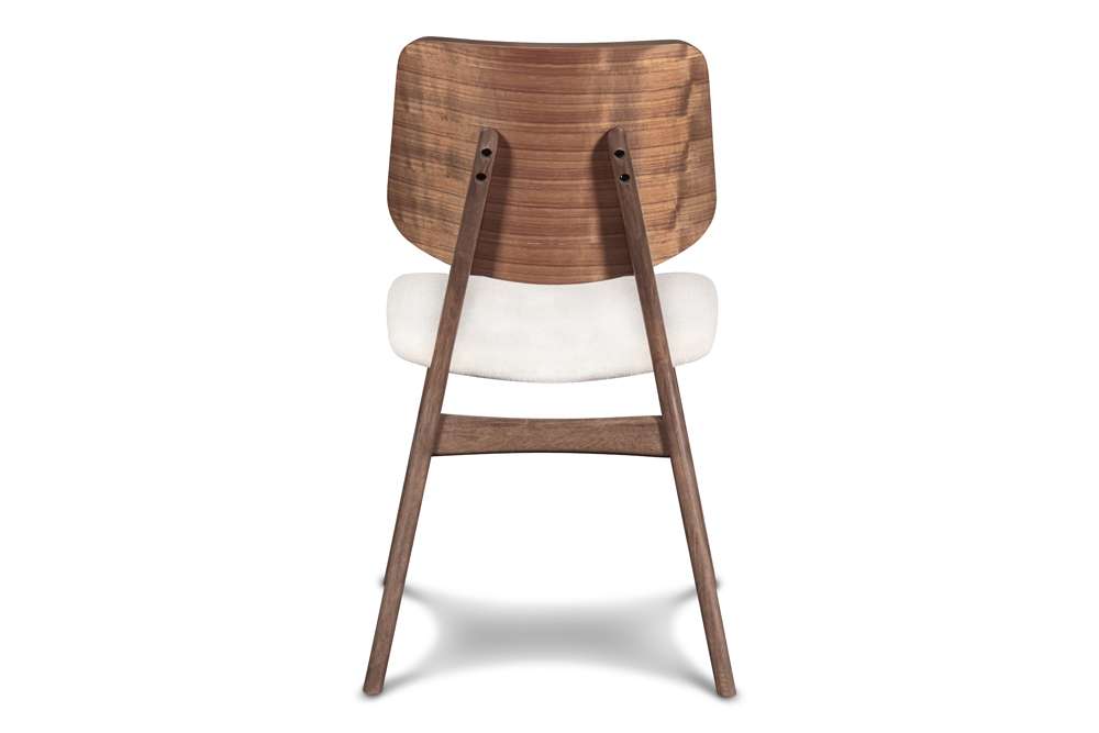New Classic Furniture - Oscar Wood Back Chair - Walnut, 2 Pc Per Carton (Set of 2) - D1651-20 veiw 5