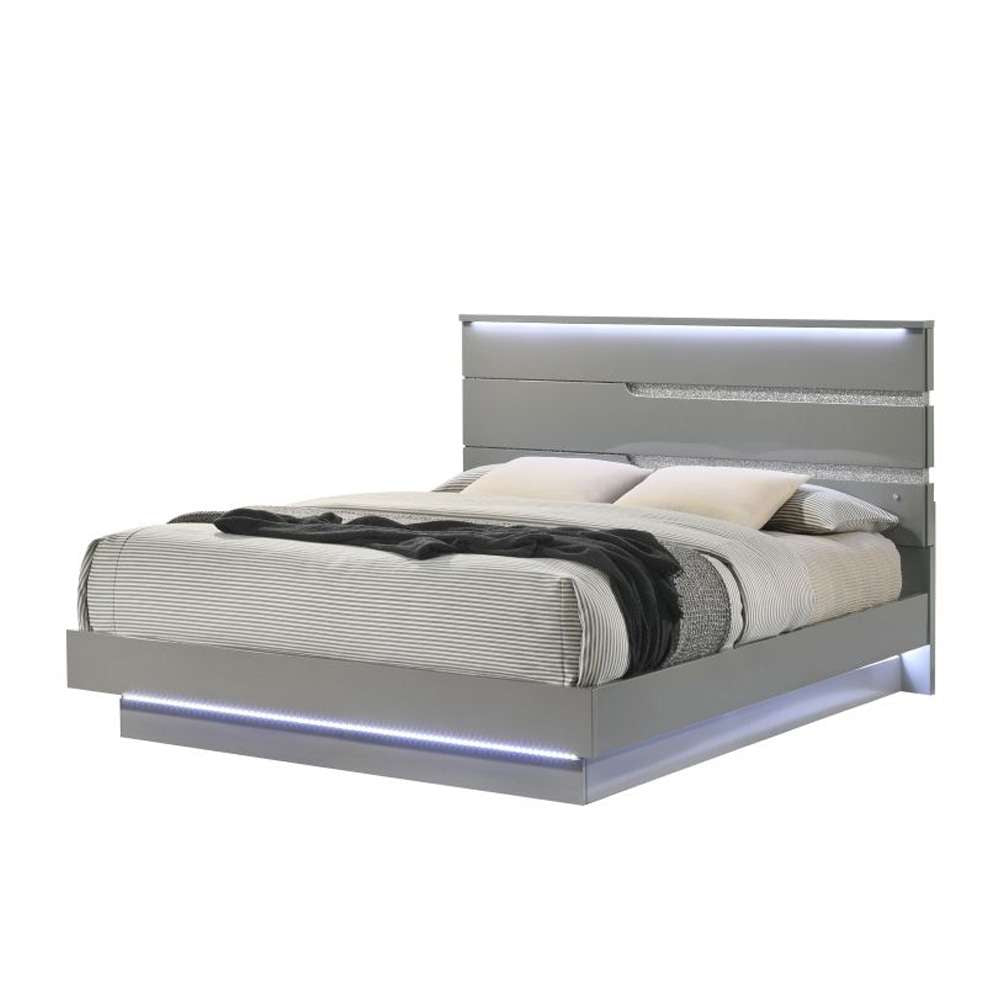 New Classic Furniture - Paradox Gray- 5/0 Queen Bed - 00-B69G-300 veiw 1