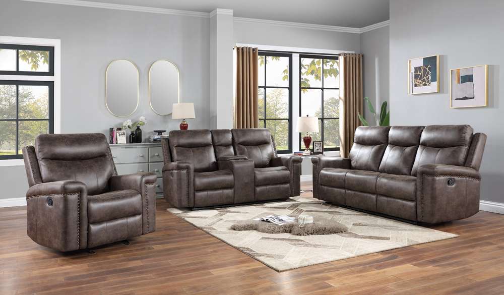 New Classic Furniture - Quade Glider Recliner-Mocha - U1798-13-MCH veiw 8