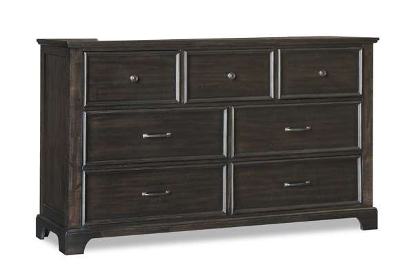 New Classic Furniture - Stafford County Dresser-Walnut - B322-050 veiw 1