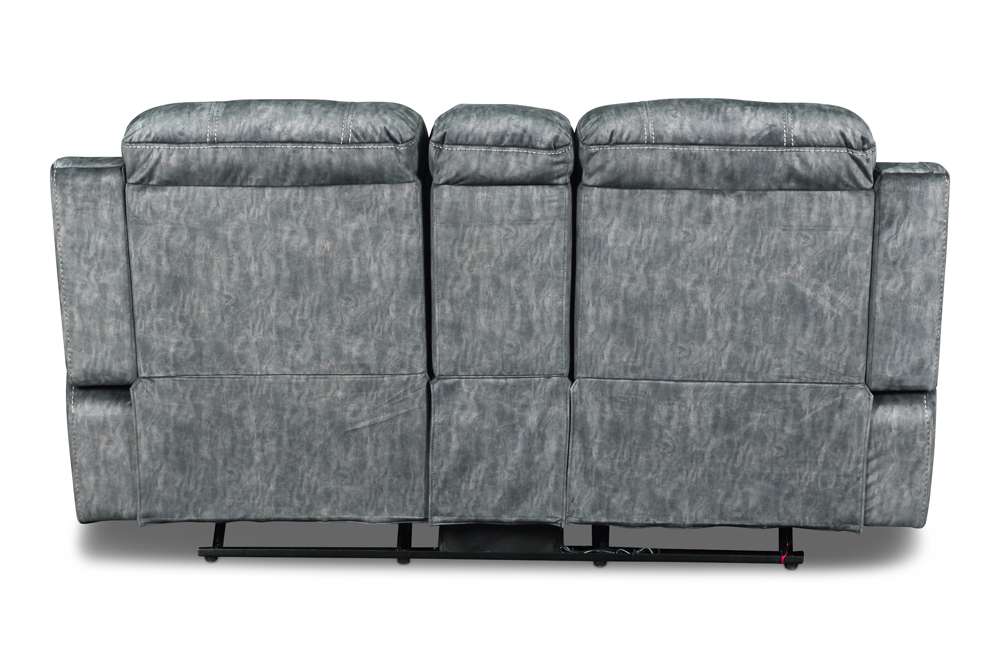 New Classic Furniture - Tango Console Loveseat With Speaker & power Fr-Shadow - U396-25P1-SHW veiw 8