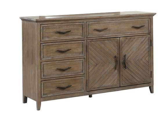 New Classic Furniture - Tybee Wood Dresser, Sand - B6428-050 veiw 1