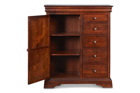 New Classic Furniture - Versailles Door Chest- Bordeaux - BH1040-073 veiw 2