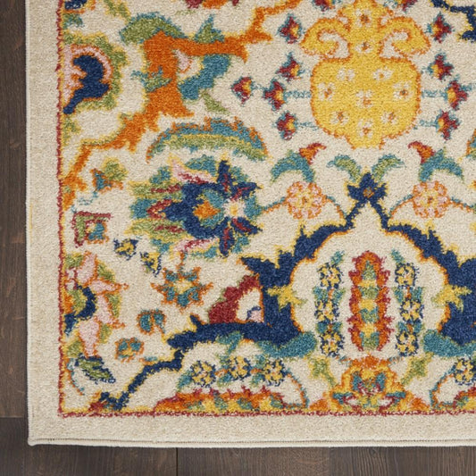 Nourison - Allur Area Rug - 4 x 6 Ivory Multicolor - ALR03-99446838308 veiw 2