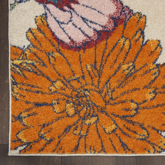 Nourison - Allur Area Rug - 4 x 6 Ivory Multicolor - ALR06-99446839015 veiw 2
