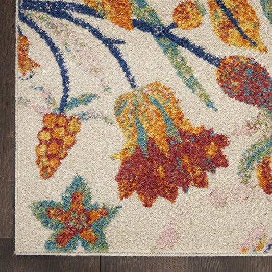 Nourison - Allur Area Rug - 53in x 73in Ivory Multicolor - ALR09-99446839480 veiw 2