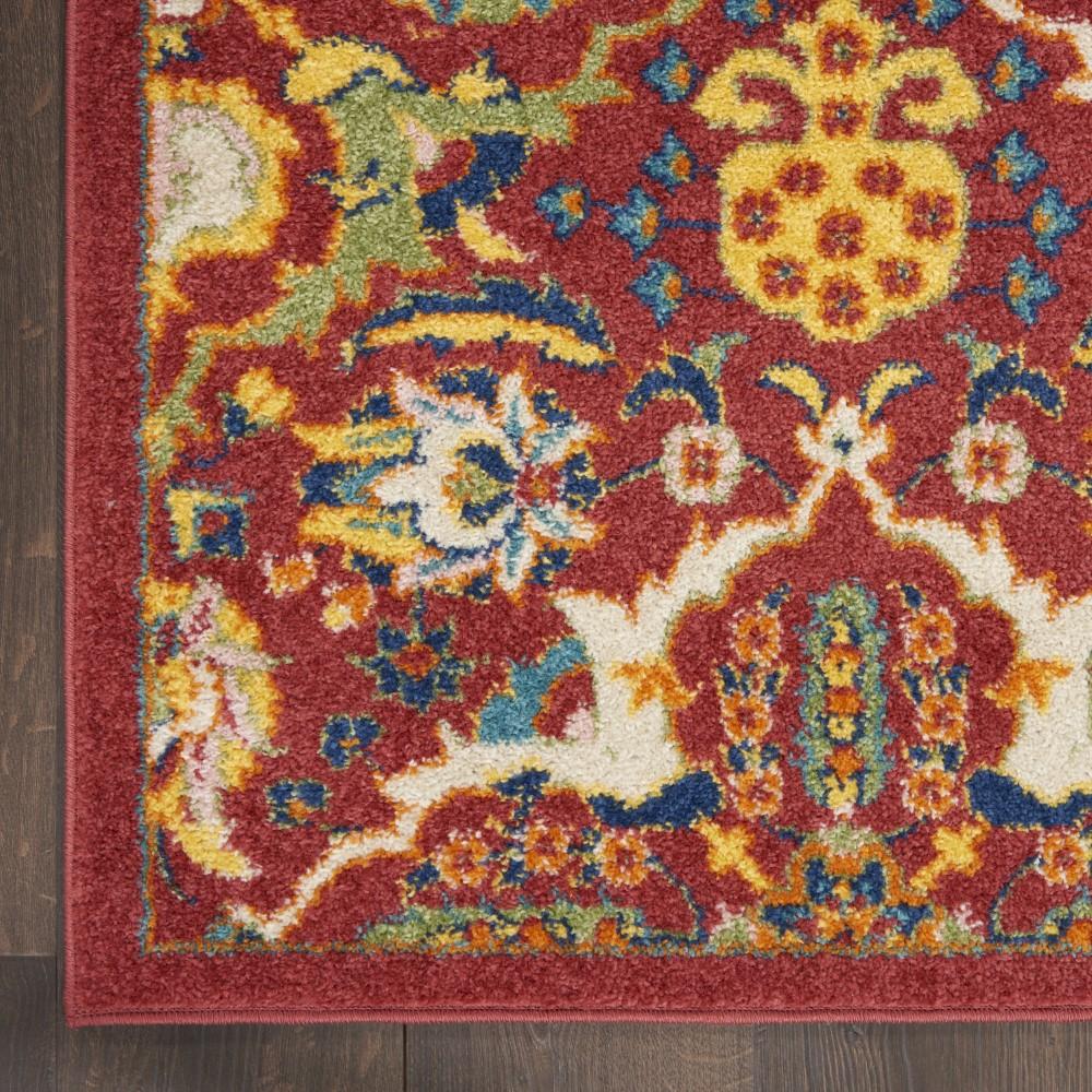 Nourison - Allur Area Rug - 4 x 6 Red Multicolor - ALR03-99446838131 veiw 2