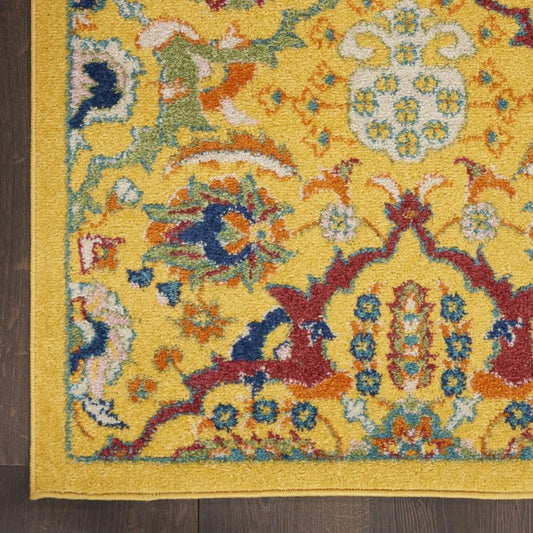Nourison - Allur Area Rug - 4 x 6 Yellow Multicolor - ALR03-99446837509 veiw 2