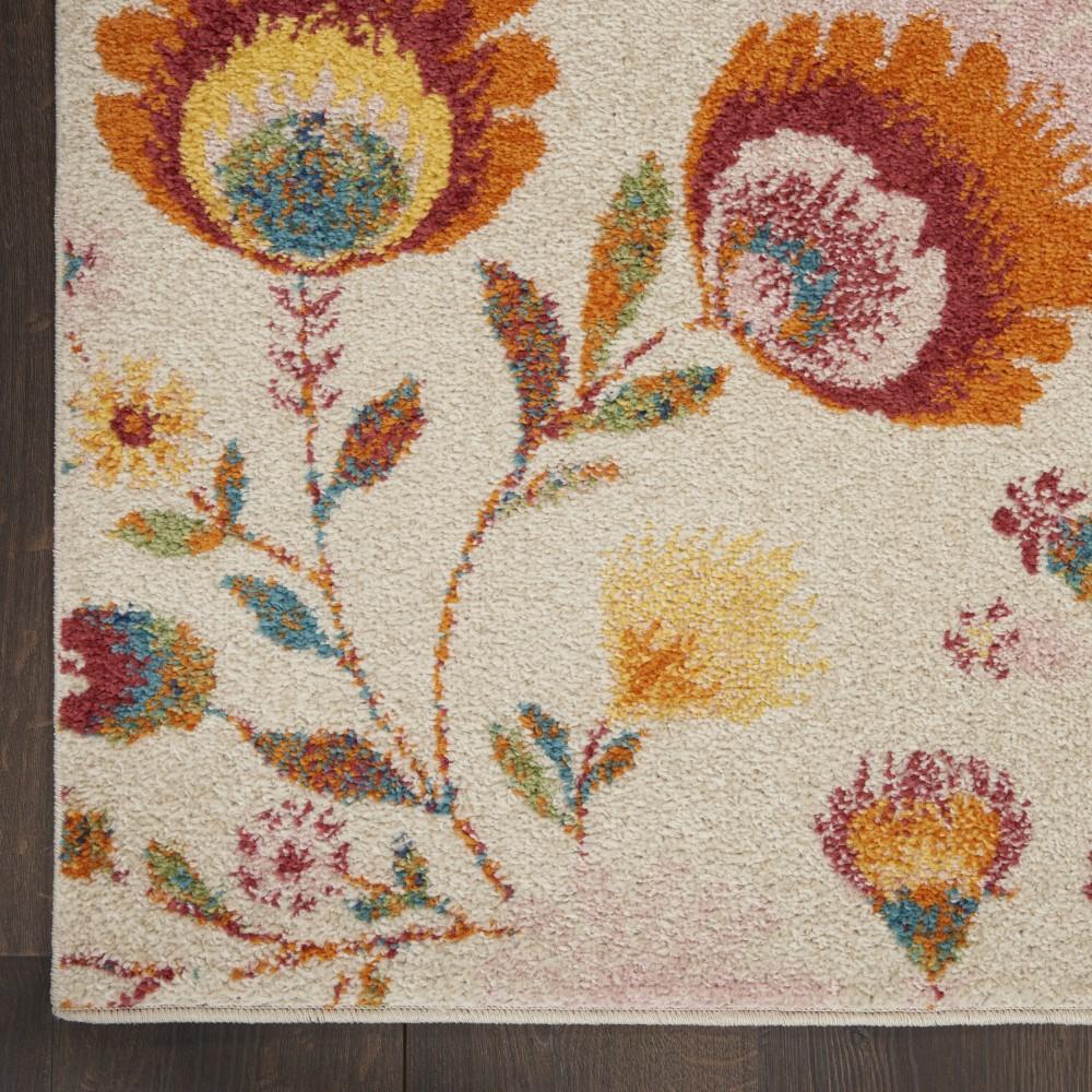 Nourison - Allur Area Rug - 53in x 73in Ivory Multicolor - ALR08-99446839244_CLOSEOUT veiw 2