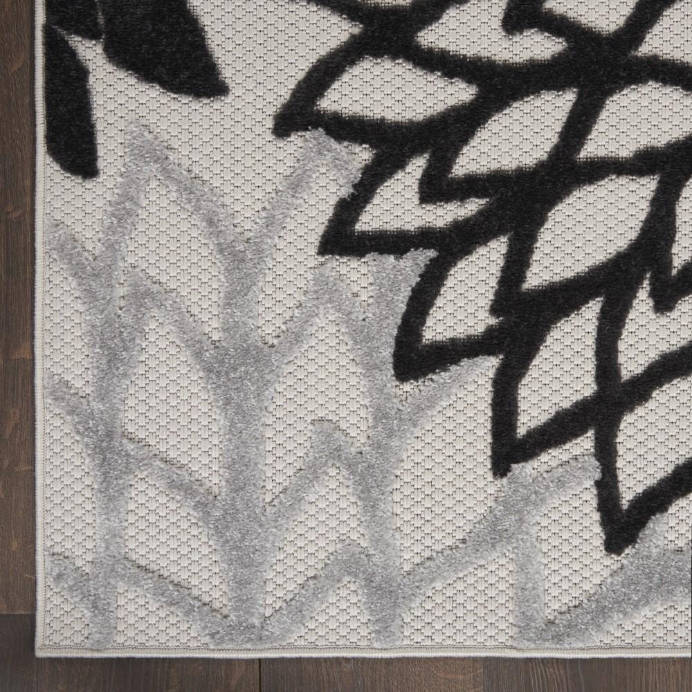 Nourison - Aloha Area Rug - 7 x 10 Black White - ALH05-99446826787 veiw 2