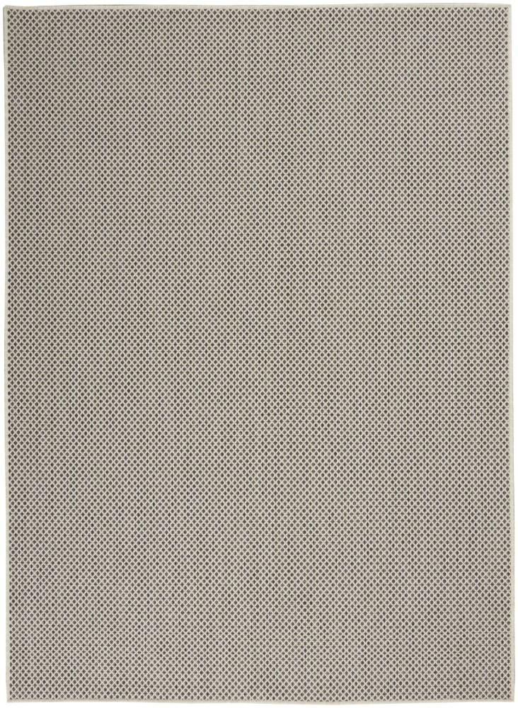 Nourison - Courtyard Area Rug - 5 x 7 Ivory Charcoal - COU01-99446841865 veiw 1