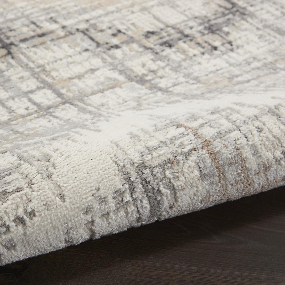 Nourison - Elation Area Rug - 53in x 73in Grey Ivory - ETN04-99446840387 veiw 2