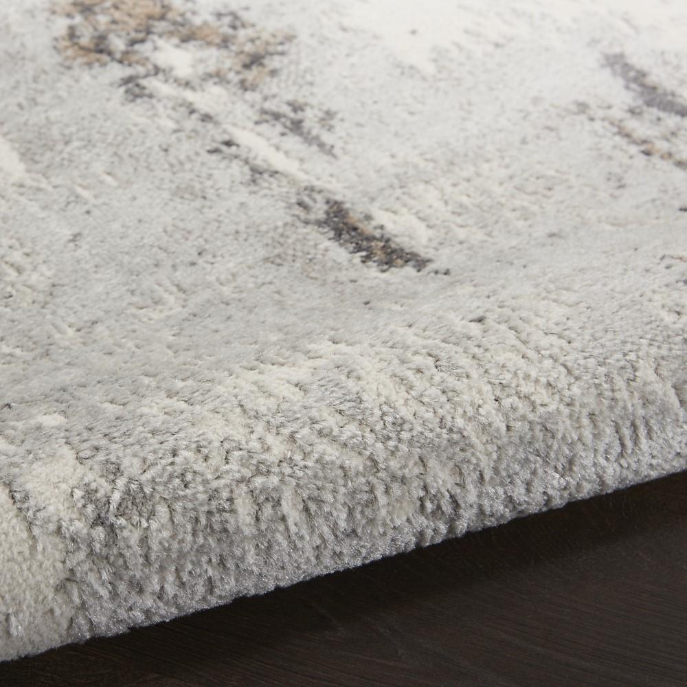 Nourison - Elation Area Rug - 53in x 73in Grey Ivory - ETN06-99446840554 veiw 2