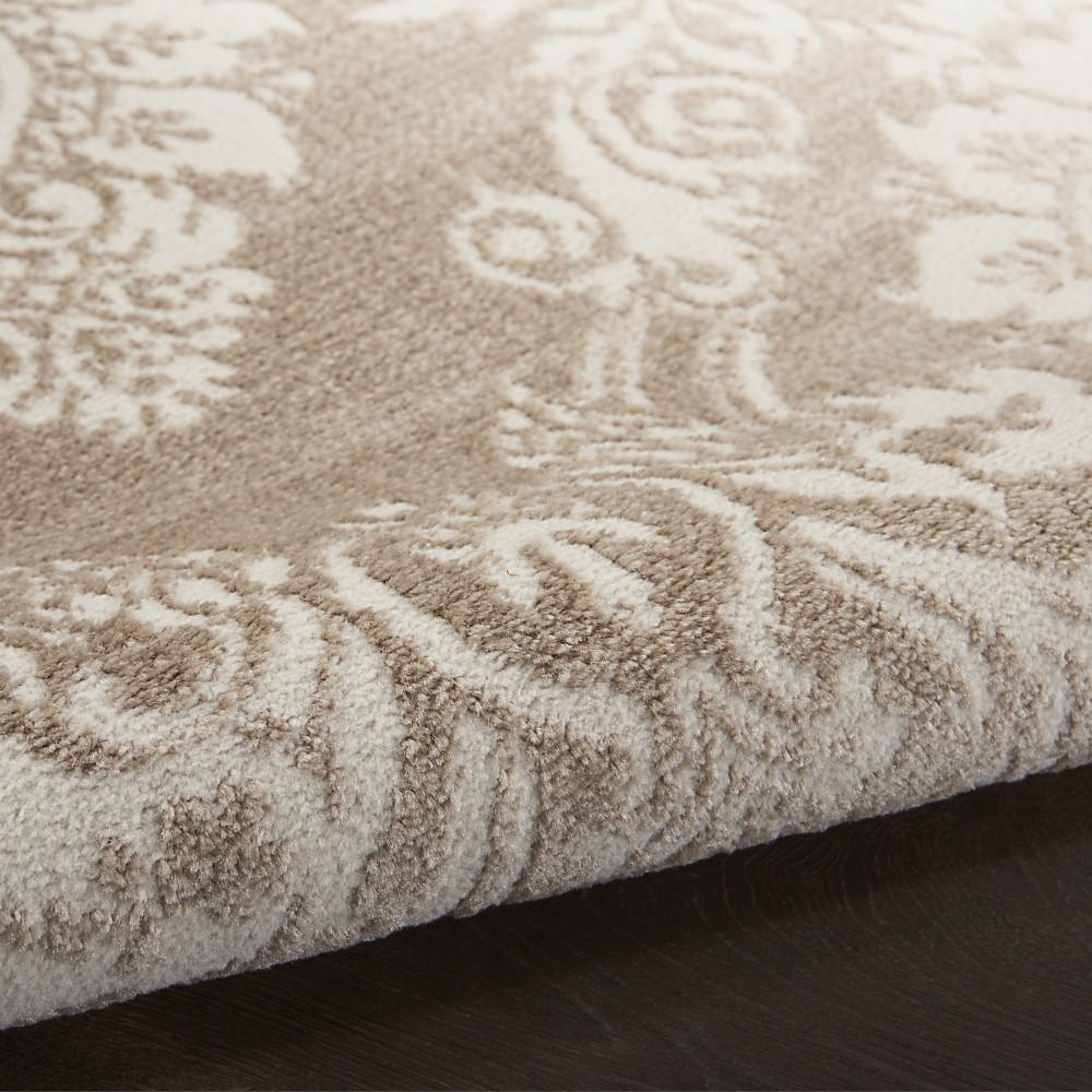 Nourison - Elation Area Rug - 53in x 73in Ivory Mocha - ETN03-99446840110 veiw 2