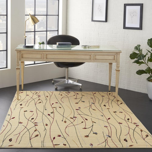 Nourison - Grafix Area Rug - 39in x 59in Cream - GRF15-99446810199 veiw 2