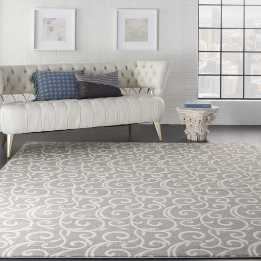 Nourison - Grafix Area Rug - Bone - GRF19-99446810540 veiw 2