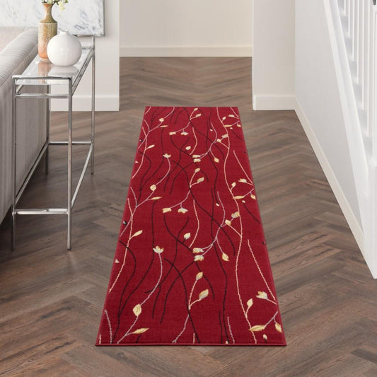 Nourison - Grafix Area Rug - 23in x 10 Red - GRF15-99446810205 veiw 2