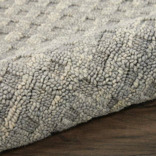 Nourison - Marana MNN01 Black 23in x 8 Wool Hallway Rug - MNN01-99446400123 veiw 2