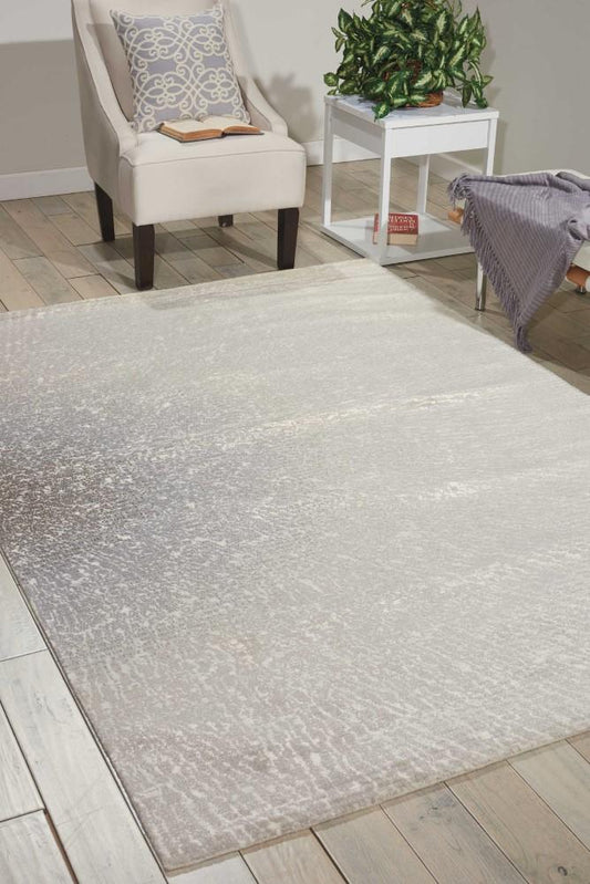 Nourison - Twilight TWI12 Ivory/Bone 12x15 Oversized Rug - TWI12-99446293251 veiw 2