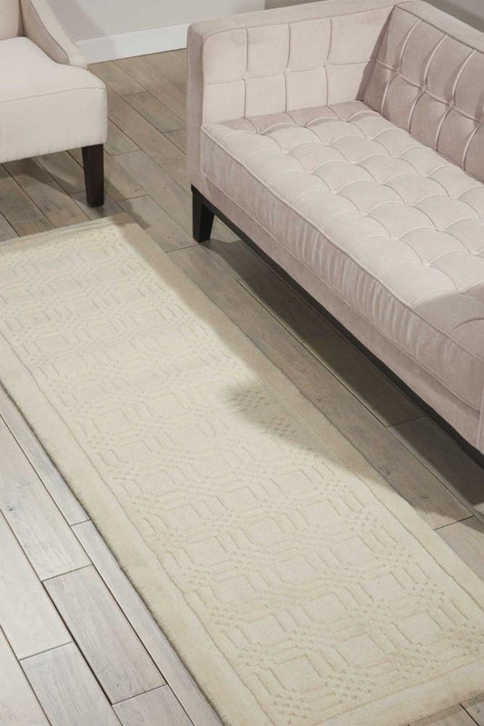 Nourison - Westport WP32 White 23in x 76in Hallway Rug - WP32-99446202703_CLOSEOUT veiw 2
