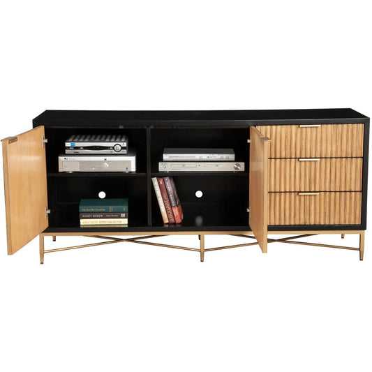 Origins by Alpine - Larsen TV Console, Black - 7400BLK-10 view 2