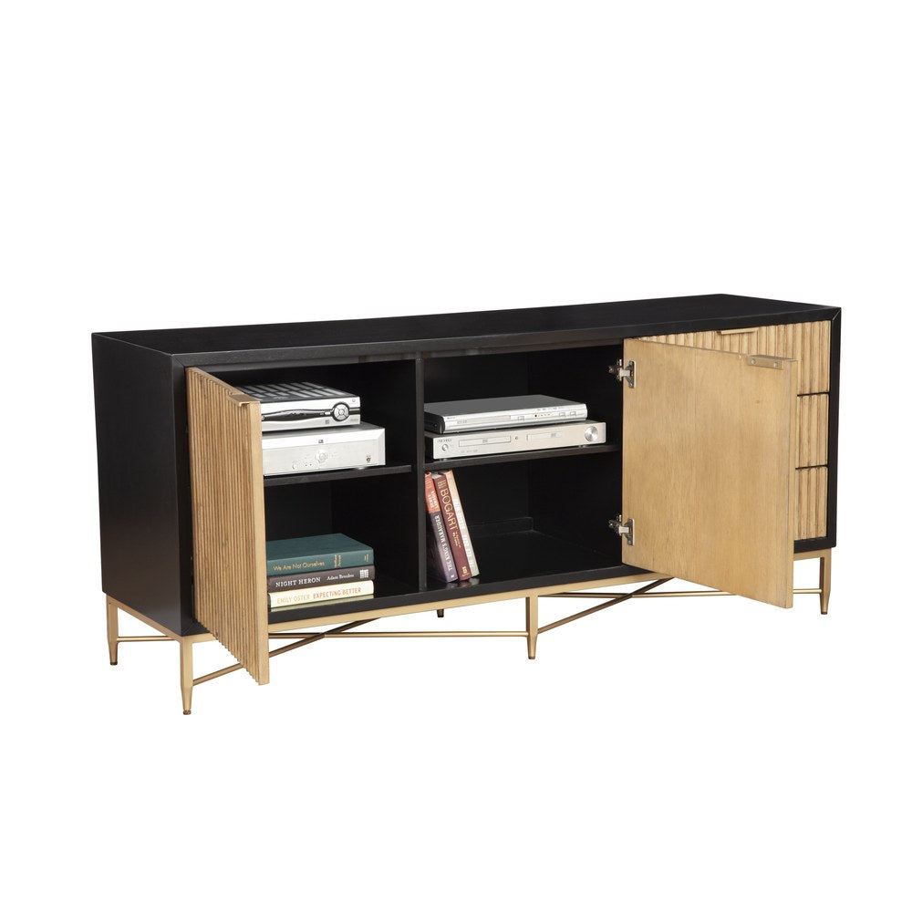 Origins by Alpine - Larsen TV Console, Black - 7400BLK-10 view 8